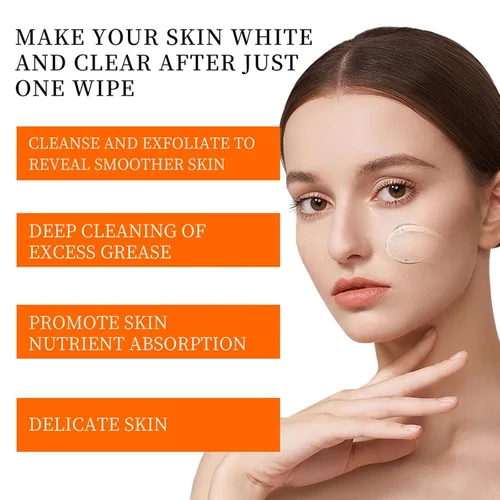 Vista 4 de Gel exfoliante naranja para cara y cuerpo - Exfoliante enzimático suave con extracto de naranja natural, exfoliante facial hidratante para todo tipo