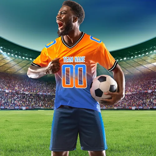 Vista 7 de Jersey de fútbol personalizado Jersey de fútbol personalizado Número de nombre del equipo Personalizar camiseta deportiva