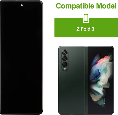 Vista 7 de Reemplazo de pantalla digital LCD compatible con Samsung Z Fold 3 SM-F926 F926B F926U (negro sin marco), pantalla LCD táctil digitalizador