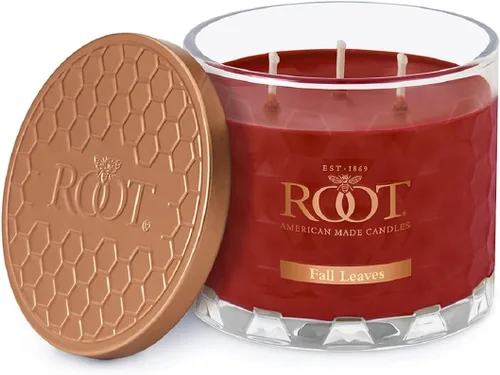 Vista 11 de Root Candles Velas Aromáticas de Otoño Panal de Miel Vela Artesanal Premium Mezcla de Cera de Abeja, Veriglass Pequeño, Especias de Calabaza
