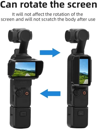 Vista 3 de Para DJI Osmo Pocket 3 4 Pantalla Parasol Cubierta Hard PC Sun Hood Protector Accesorios