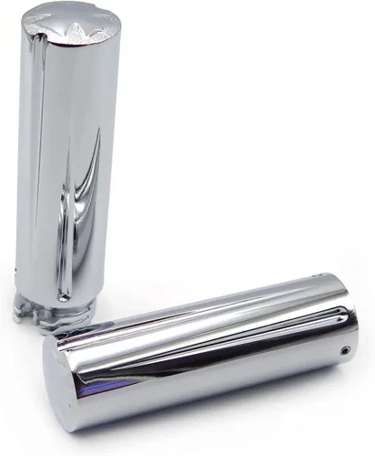 Vista 8 de Motocicleta Motocicleta Cruz End Estilo 1" Empuñaduras de mano para Harley Electra Glide Classic Chrome nuevo