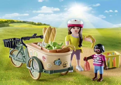 Vista 3 de Playmobil Bicicleta de carga para granjeros