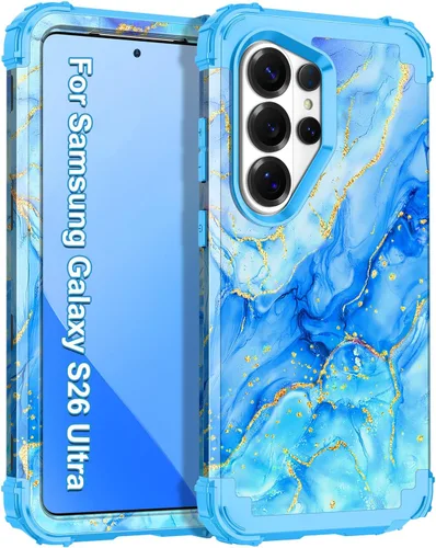 Vista 23 de Casetego Funda para Galaxy A16 5G, Tres Capas de Alta Resistencia Robusta a Prueba de Golpes, Protección Completa Rugosa de PC Duro + Parachoques