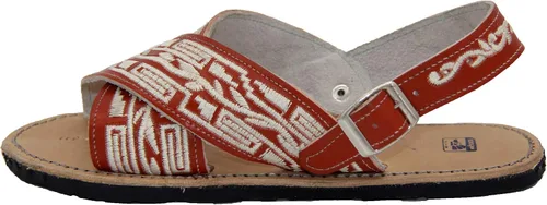 Vista 3 de Sandalias de cuero para hombre Huarache mexicano