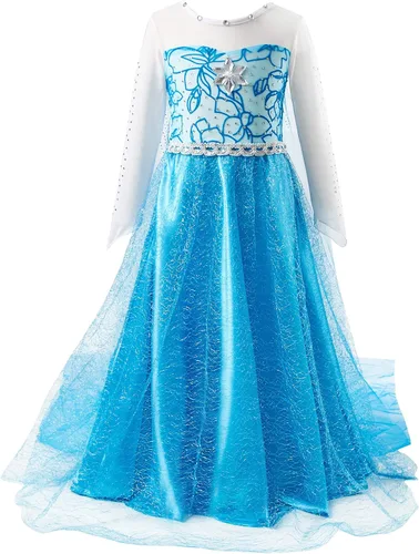 Vista 2 de Disfraz de princesa para niñas reina con accesorios fiesta de Halloween cosplay
