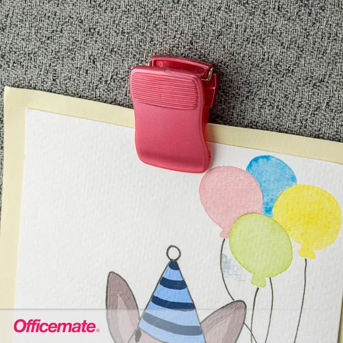 Vista 3 de Officemate – Clips de cubículo, caja de 24, Variados