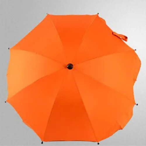 Vista 11 de Paraguas para sombrilla y sombrilla, cubierta de toldo de lluvia para cochecito de bebé, silla de ruedas, protección contra rayos UV Rosado