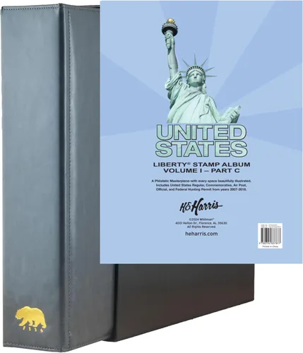 Vista 13 de Harris USA Liberty sello álbum con imágenes/ilustraciones parte A 1847-1994 Carpeta de páginas y libertad