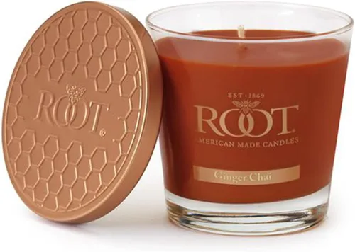 Vista 11 de Root Candles Velas Aromáticas de Otoño Panal de Miel Vela Artesanal Premium de Mezcla de Cera de Abeja, Veriglass Pequeño, Pera Bourbon
