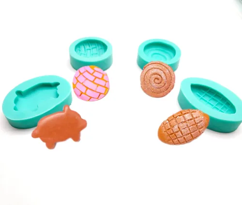 Vista 13 de Molde de galleta de oso de Graham con 6 cavidades molde de miel molde de galleta de oso molde de cera fundida molde de galleta de Graham NS092