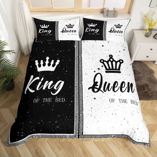 Vista 23 de Juego de ropa de cama con estampado de piel de vaca para niños, juego de funda de edredón con patrón de piel de vaca, juego de funda de edredón