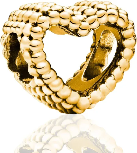 Vista 31 de Abalorios de plata de ley 925 para pulseras, dijes de amor y corazón, flor de cerezo, joyería para mujer