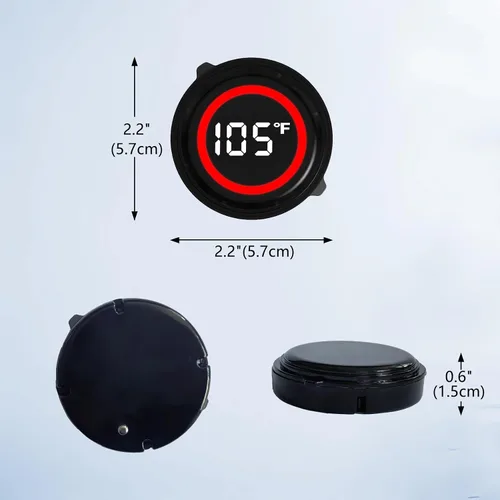 Vista 5 de Paquete de 2 termómetros flotantes impermeables para baño de hielo, piscina, bañera