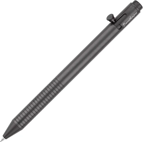Vista 8 de SMOOTHERPRO - Bolígrafo de acción de perno, bolígrafo esferográfico de acero inoxidable compatible con recarga de Pilot G2, bolígrafo EDC