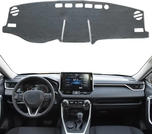 Vista 8 de Cubierta para salpicadero para Toyota Rav4 2025 2024 2023 2022 2021 2020 2019 Dashboard Cover Mat, Custom Fit Center Console Cover Sunshield