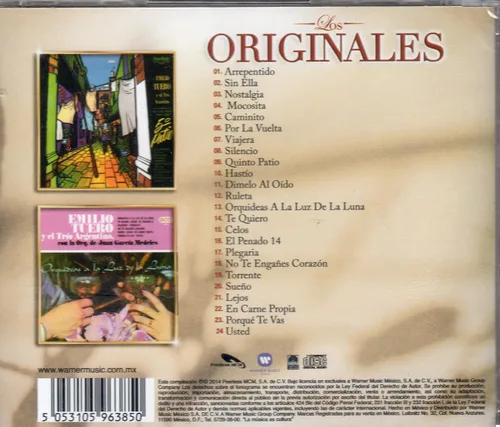 Vista 2 de EMILIO TUERO (EDICION LIMITADA) 2 EN 1 "LOS ORIGINALES PEERLESS,EL RESCATE DE LA BUENA MUSICA".