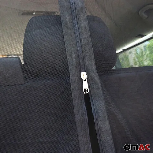 Vista 6 de OMAC Mosquitera magnética para Mercedes-Benz Sprinter 2006 a 2018, negro (puerta de granero)