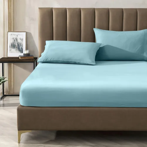 Vista 4 de CELINE LINEN Juego de sábanas de microfibra de 4 piezas prémium de calidad hotelera 1800, resistente a las arrugas - Ropa de cama de lujo ultra