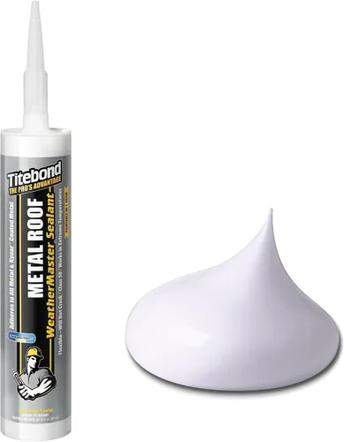 Vista 10 de Titebond WeatherMaster 61021 sellador de techo de metal, blanco, 9.5 onzas