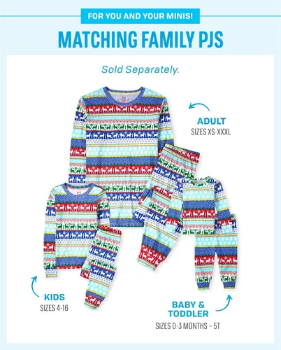 Vista 2 de The Children's Place - Pijama de algodón de 2 piezas para niños, corte ceñido, para Halloween