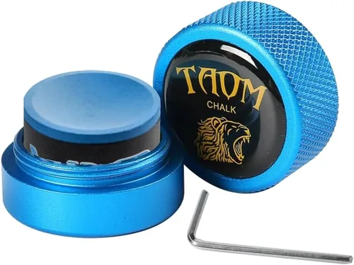 Vista 11 de TAOM - Soporte para tiza de billar, herramienta práctica redonda, accesorios de billar, mini estuche magnético para punta de tiza, contenedor