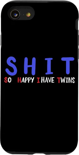 Vista 18 de Twins Dad Twins Mom Funny Twins Parents Of Twins New Parents Case for iPhone 16