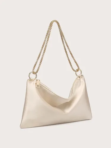 Vista 2 de Verdusa Bolso de noche de satén para mujer, bolso de hombro