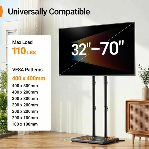 Vista 5 de Perlegear Soporte de TV PGTVS36 y PGFLS34B