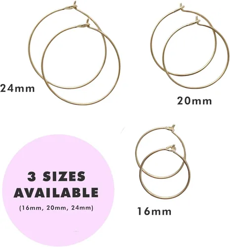 Vista 2 de HONEYCAT Aros diarios en oro, oro rosa o plata Joyería minimalista y delicada