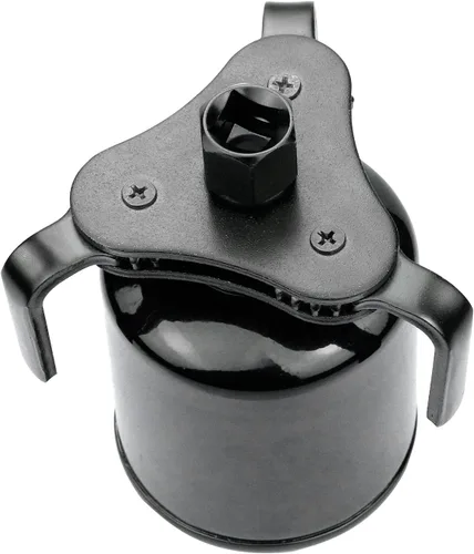 Vista 2 de Llave de filtro de aceite ajustable universal con 3 mandíbulas de 2-1/2 pulgadas a 4.5 pulgadas Kit de herramientas de llave de filtro de aceite