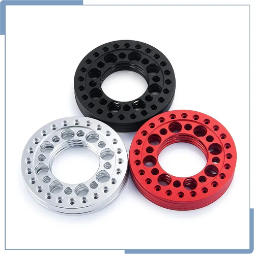 Vista 4 de Zolikar - 4 anillos de rueda RC 2.2 Beadlock aleación de aluminio para escala 1/10 RC Crawler accesorios de automóvil SCX10 D90 Wraith 90048 90018