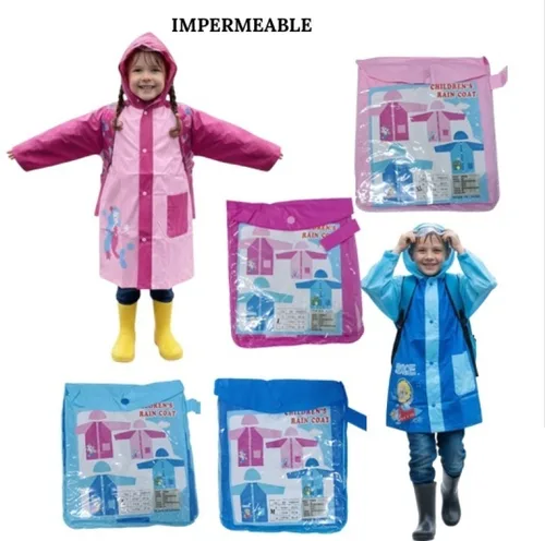 Vista 4 de Carpa Impermeable De Lluvia Para Niños