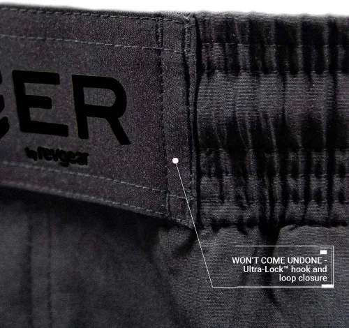 Vista 4 de Revgear Pantalones cortos de artes marciales de artes marciales de primera calidad para niños, duraderos y cómodos, abertura lateral para patear