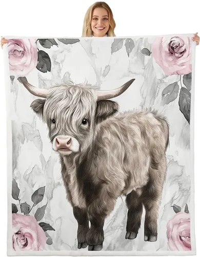 Vista 17 de Erosebridal Manta de franela sherpa de unicornio para niñas, bonito estampado de unicornio, manta de animales mágicos, morado, 40 x 50 pulgadas
