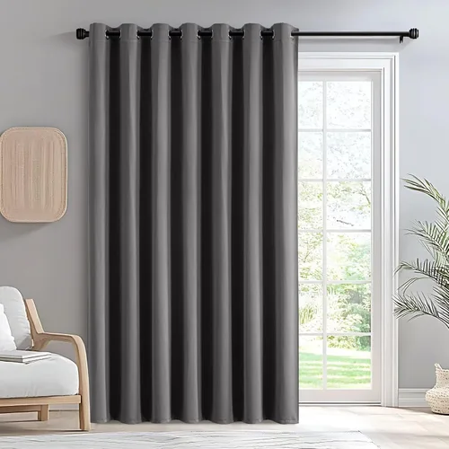 Vista 16 de IGEMAEVE Cortinas opacas para dormitorio con ojales, beige, 52 pulgadas
