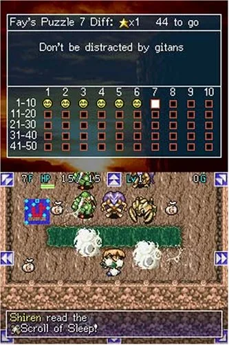 Vista 8 de Mystery Dungeon Shiren the Wanderer - Nintendo DS