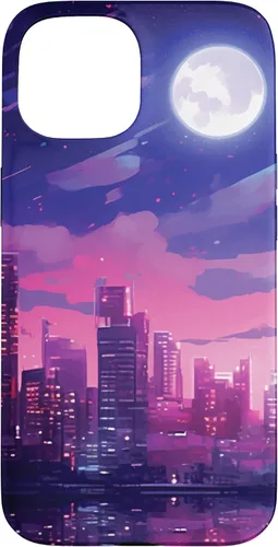Vista 6 de Funda estética Kawaii de anime y manga de los años 80 y 90 para iPhone 16