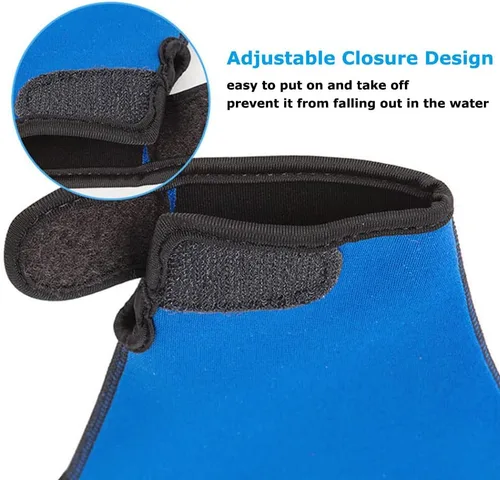 Vista 3 de MEKOTSK 1 par de guantes de entrenamiento de natación para ayudar a la resistencia de la parte superior del cuerpo, guantes de natación Aqua Fit