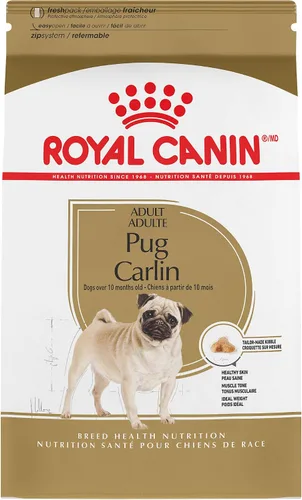 Vista 15 de Royal Canin Pug - Alimento seco específico para perros de raza adulta, bolsa de 10 libras Weight Management, Skin Barrier Support, For Adult Pugs