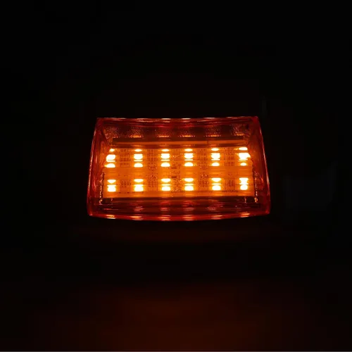Vista 2 de Luz de punta de guardabarros trasero ABS para Harley 1986-2008 FLSTC 1993-1996 FLSTN, lente roja