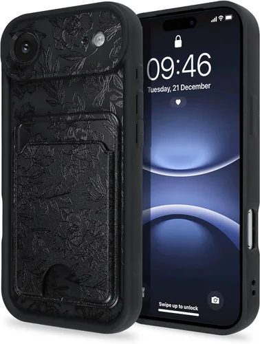 Vista 106 de MZELQ Compatible con iPhone 11 Funda TPU Soporte para Tarjetas Cubierta de Billetera, Protección de Cámara + Protector de Pantalla Funda Suave