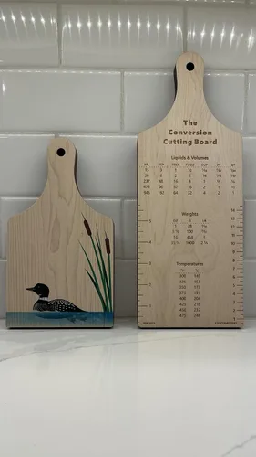 Vista 3 de Tabla de cortar de 13 pulgadas, conversiones de cocina, fabricada en Estados Unidos