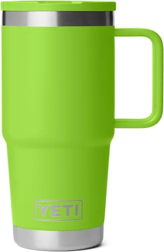 Vista 11 de YETI Rambler - Taza de viaje de 20 onzas con tapa abatible con popote, acero inoxidable, aislada al vacío, a prueba de fugas, apta para portavasos