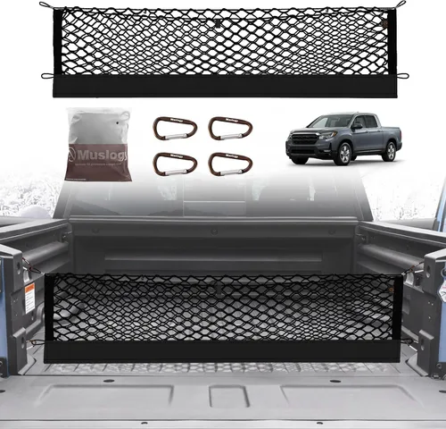Vista 50 de Muslogy Red de carga para maletero estilo sobre compatible con accesorios Jeep Grand Cherokee L 2021-2024 2025, organizador de maletero de ajuste