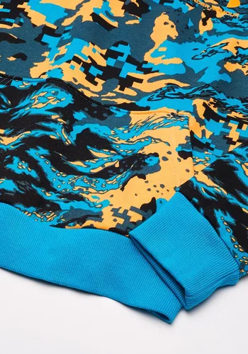 Vista 4 de Under Armour Rival Sudadera para niño ABC camuflada con forro polar y capucha