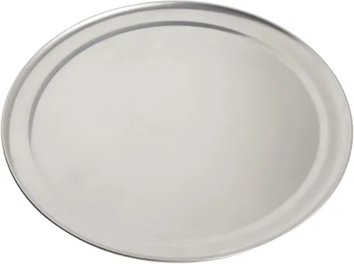 Vista 6 de Bandeja plana para pizza, Plateado, 1