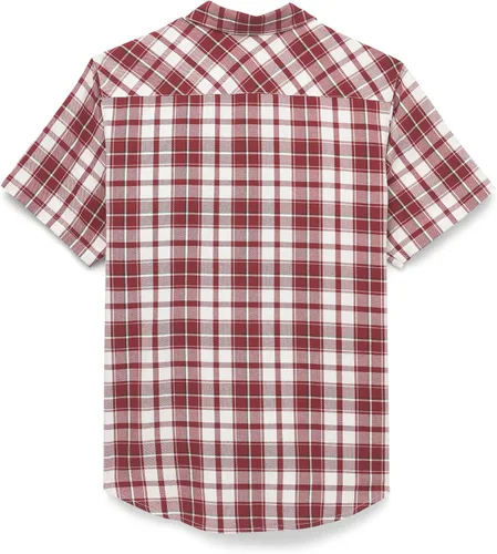 Vista 2 de Harley-Davidson Camisa con botones genuina para hombre, color rojo - 96400-22VM