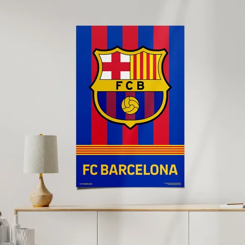 Vista 4 de Desert Cactus FC Barcelona - Póster de fútbol de fútbol de 24 x 36 pulgadas, decoración oficial para fanáticos (24 x 36, estilo C)