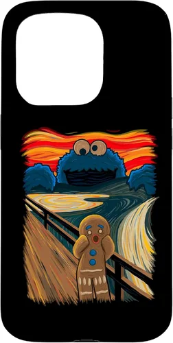 Vista 14 de Cookie Muncher The Scream Munch Monster Joke Funda para iPhone 17